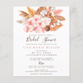 Budget Pampas Blush Bridal Shower