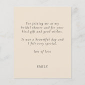 Budget Pampas Future Bedankt mevrouw Vrijgezellenf (Achterkant)