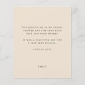 Budget Pampas Future Mrs. Vrijgezellenfeest Dank u (Achterkant)