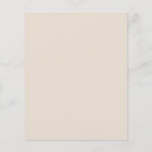 Budget Pampas Gras Boho Tropische Bruiloftsshowers Flyer (Achterkant)