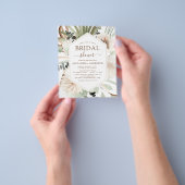 Budget Pampas Gras Bruids Shower Boho Eucalyptus  Flyer (Hand)