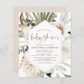 Budget Pampas Grass Baby shower Boho Eucalyptus (Voorkant / Achterkant)