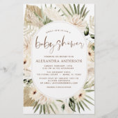 Budget Pampas Grass Baby shower Boho Eucalyptus (Voorkant)