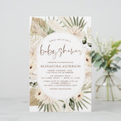 Budget Pampas Grass Baby shower Boho Eucalyptus (Staand voorkant)