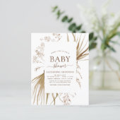 Budget Pampas Grass Bohemian Boho Baby shower (Staand voorkant)