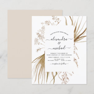 Budget Pampas Grass Bohemian Boho Wedding