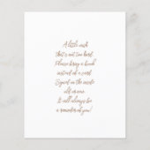 Budget Pampas Grass Girl's Baby shower Uitnodiging (Achterkant)