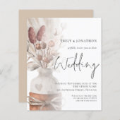 Budget Pampas Grass Overlay QR Code Weddenschap Ui (Voorkant / Achterkant)