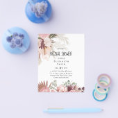 BUDGET Pampas Grass PHOTO Vrijgezellenfeest nodigt Flyer (Enkel)