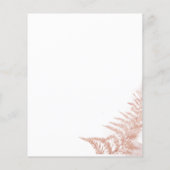 Budget Pampas Grass Terracotta Chic Wedding Invite (Achterkant)