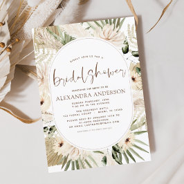 Budget Pampas Grass Vrijgezellenfeest Boho Eucalyp Flyer