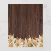 BUDGET Pampas Grass Wood Twinkle Weddenschap (Achterkant)