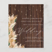 BUDGET Pampas Grass Wood Twinkle Weddenschap (Voorkant)