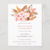 Budget Pampas Orchids Blush Weddenschap (Voorkant)