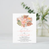 BUDGET Pampas palmblad-bruiloft (Staand voorkant)