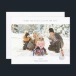 Budget Panorama Chic H Foto - Snowman<br><div class="desc">** SATIN PAPIER IS PAPIER THIN. UPGRADE HET PAPIER VOOR EEN THICKER, KAART PAPIER. HEEFT EEN OPTIE VOOR BEVELINGEN. *** Bespaar geld op uitnodigingen met deze kleinere uitnodiging die een optie voor enveloppen heeft. Stuur een feestetter met je kerstfeestelijke of feestelijke Panoramische Chic H-foto - Snowman Holiday of kerstfeestelijke Kaarten....</div>