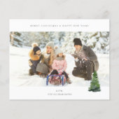 Budget panoramisch chic H foto - kerstboom Flyer (Voorkant)