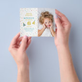 Budget Papier Strooi Kids Verjaardagsuitnodiging Flyer (Hand)