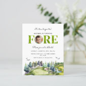 Budget Par-t-shirt 4th Birthday First Birthday Fot (Staand voorkant)