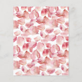 Budget Parels & Prosecco Bridal Shower Uitnodiging Flyer (Achterkant)