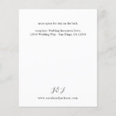 Budget Parels & Witte Bloemdetails Flyer (Achterkant)