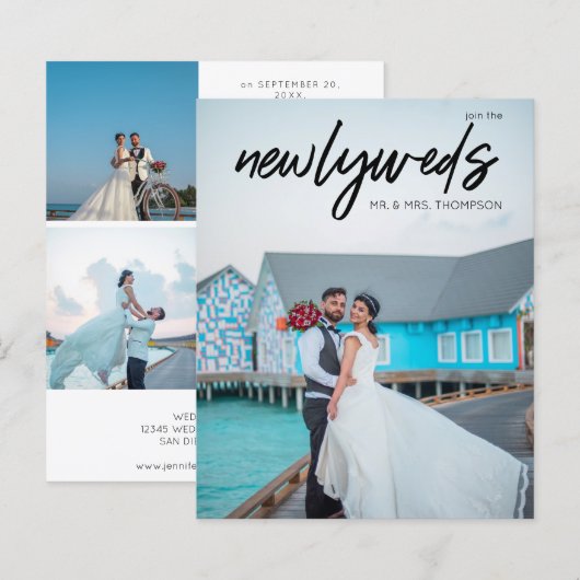 Budget Pas getrouwd 3 B Foto na bruiloft (Voorkant / Achterkant)