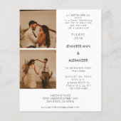 Budget Pas getrouwd 3 Foto na bruiloft (Achterkant)