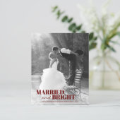 Budget Pas getrouwd Gehuwd en Helderheid Kerstmis  (Staand voorkant)