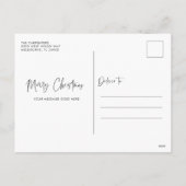 Budget Pas getrouwd kerstfeestdag Feestdagenkaart (Achterkant)