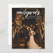 Budget Pas getrouwd W 1 Foto na bruiloft (Voorkant / Achterkant)