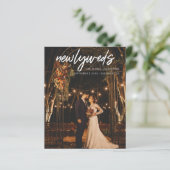 Budget Pas getrouwd W 1 Foto na bruiloft (Staand voorkant)