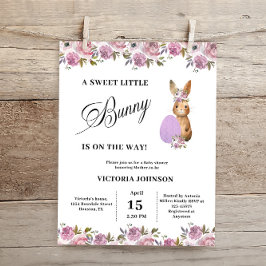 Budget Pasen Baby Shower Uitnodiging