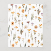 Budget Pasen Brunch Egg Hunt Wildflower Bunny (Achterkant)