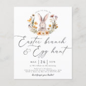 Budget Pasen Brunch Egg Hunt Wildflower Bunny (Voorkant)