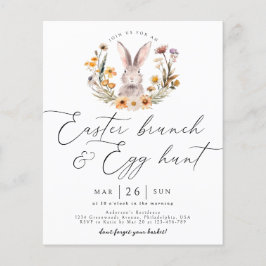 Budget Pasen Brunch Egg Hunt Wildflower Bunny