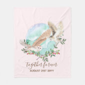 BUDGET Passen getrouwd Aangepaste bruiloft cadeaut Fleece Deken (Voorkant)