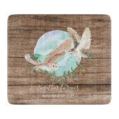 BUDGET Passen getrouwd Aangepaste bruiloft cadeaut Snijplank (Voorkant)