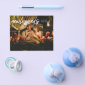 Budget Passen getrouwd Horiz 1 Foto W Wedding Rece Flyer (Enkel)