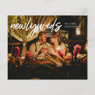 Budget Passen getrouwd Horiz 1 Foto W Wedding Rece Flyer