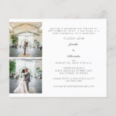 Budget Passen getrouwd Horiz 3B Foto Weddenschap Flyer (Achterkant)