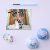 Budget Passen getrouwd Horiz 3B Foto Weddenschap Flyer (Enkel)