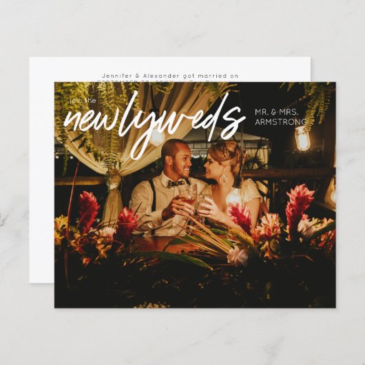 Budget Passen getrouwd HW 1 Foto na bruiloft (Voorkant / Achterkant)