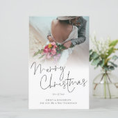 Budget Passen getrouwd kerstfoto's (Staand voorkant)