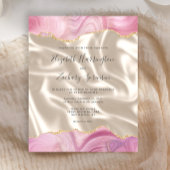 Budget Pastel Roze Gouden Agaat Ivoor Zijde Huweli