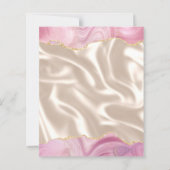 Budget Pastel Roze Gouden Agaat Ivoor Zijde Huweli (Achterkant)