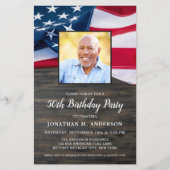 Budget Patriotic Foto Amerikaanse vlag Birthday In (Voorkant)