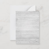 Budget Patriottic US Flag Veteran Funeral Dank u Notitiekaartje (Achterkant)