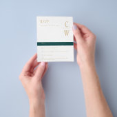 BUDGET Pauw Groen Goud Trouw RSVP Flyer (Hand)