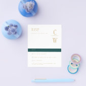 BUDGET Pauw Groen Goud Trouw RSVP Flyer (Enkel)