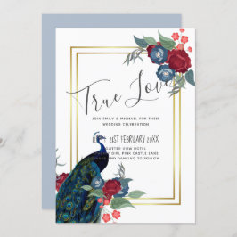 BUDGET  Pauwblauw Bourgondië Winter Herfst Bruilof